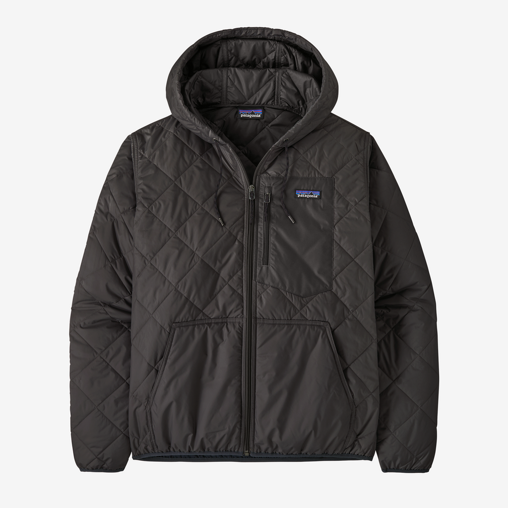 Men's Diamond Quilted Bomber Hoody