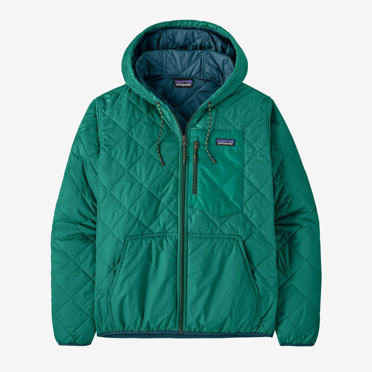 Men's Diamond Quilted Bomber Hoody