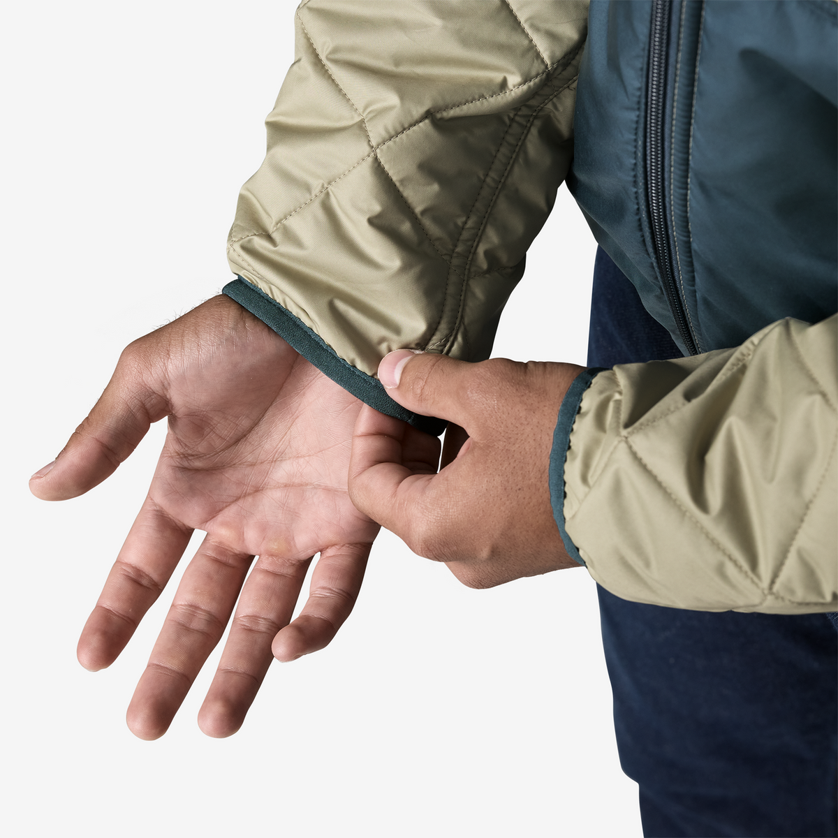 Men's Diamond Quilted Bomber Hoody