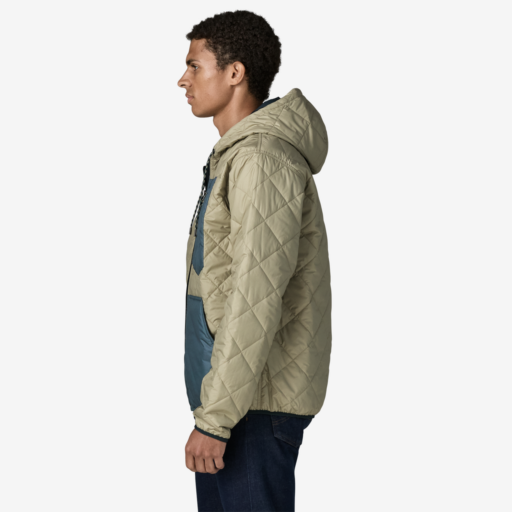 Men's Diamond Quilted Bomber Hoody