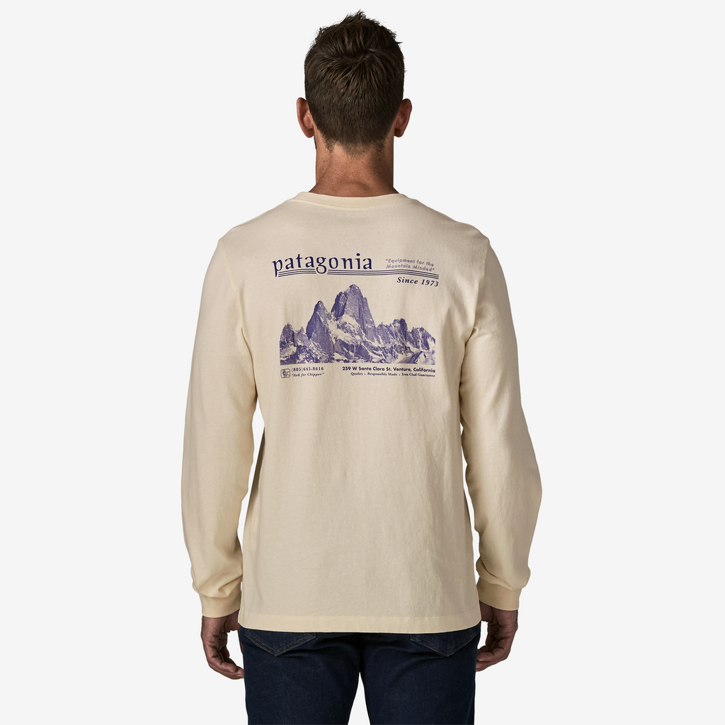 Men's Long-Sleeved Midweight Hut Tripper Skyline T-Shirt