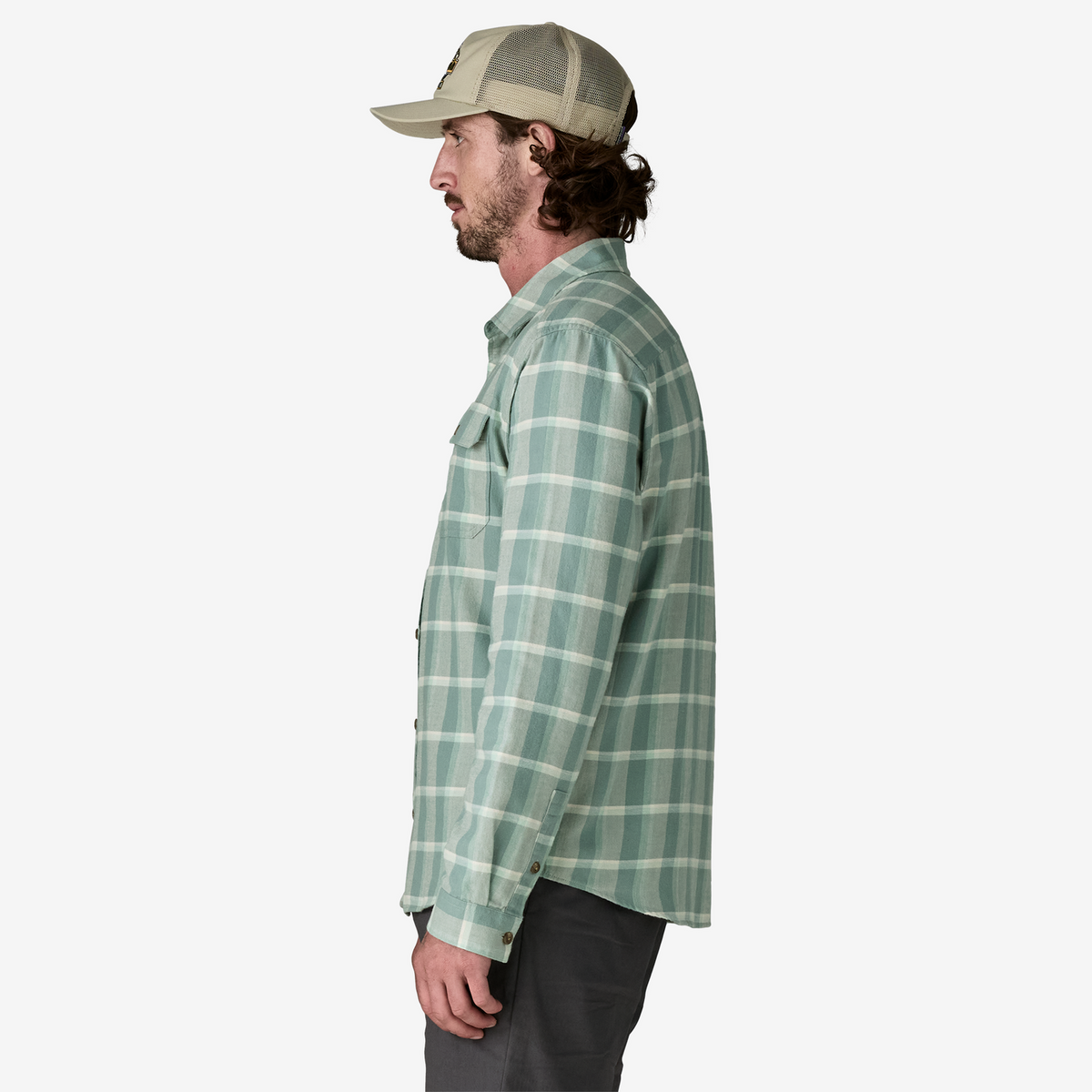 Men's Long-Sleeved Lightweight Fjord Flannel Shirt