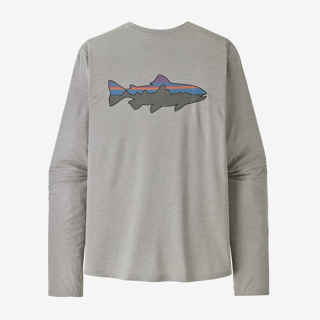 Men’s Long-Sleeved Capilene® Cool Sun Shirt - Fitz Roy Trout