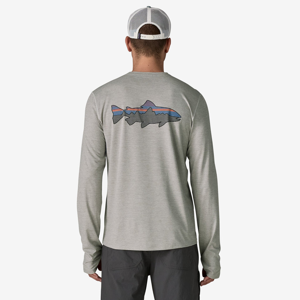 Men’s Long-Sleeved Capilene® Cool Sun Shirt - Fitz Roy Trout