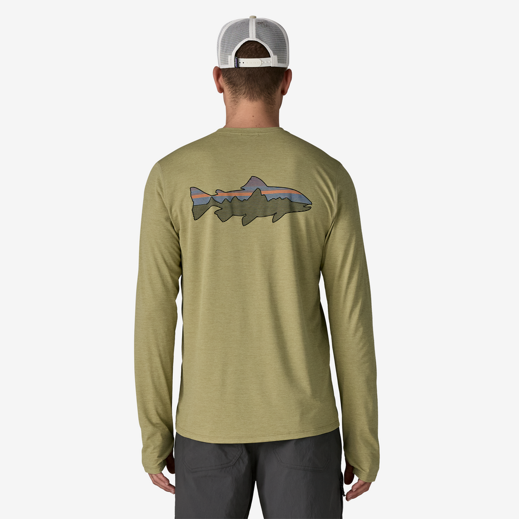 Men’s Long-Sleeved Capilene® Cool Sun Shirt - Fitz Roy Trout