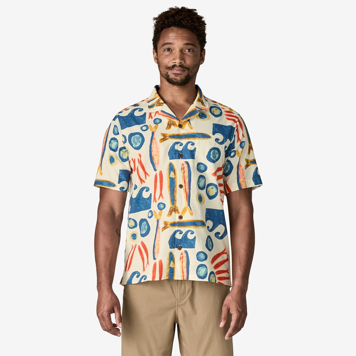 Men's Tidal Threads Camp Shirt