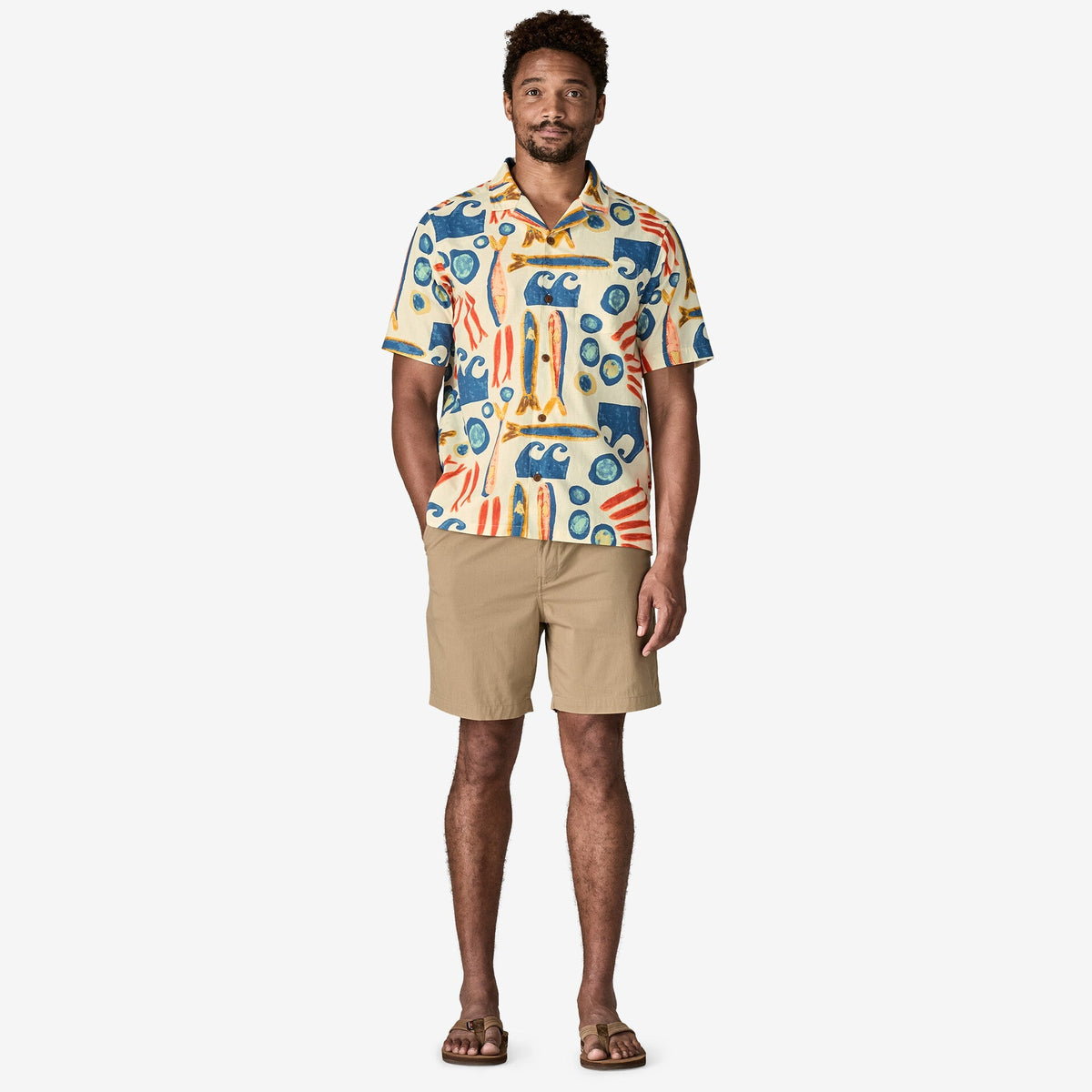 Men's Tidal Threads Camp Shirt
